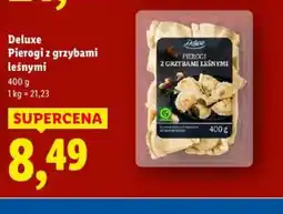 Lidl Deluxe Pierogi z grzybami leśnymi oferta
