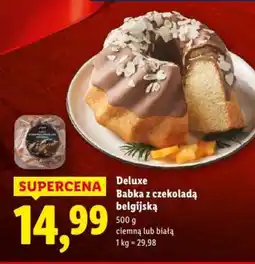 Lidl Deluxe Babka z czekoladą belgijską oferta