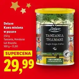 Lidl Deluxe Kawa mielona oferta