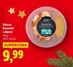 Lidl Deluxe Krewetki z dipem oferta