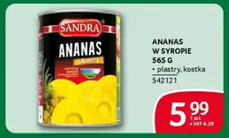 Selgros Ananas w syropie oferta