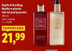 Lidl Baylis & Harding Mydło w płynie lub żel pod prysznic oferta