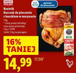 Lidl Rzeźnik Kurczak do pieczenia z boczkiem w marynacie oferta