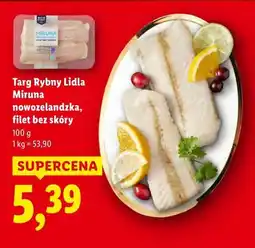 Lidl Targ Rybny Lidla Miruna nowozelandzka, filet bez skóry oferta