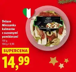 Lidl Deluxe Mieszanka kalmarów z suszonymi pomidorami oferta