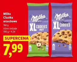 Lidl Milka Ciastka orzechowe oferta