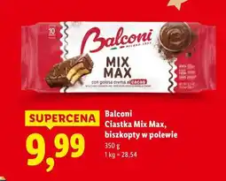 Lidl Balconi Caistka Mix Max, piszkopty w polewie oferta