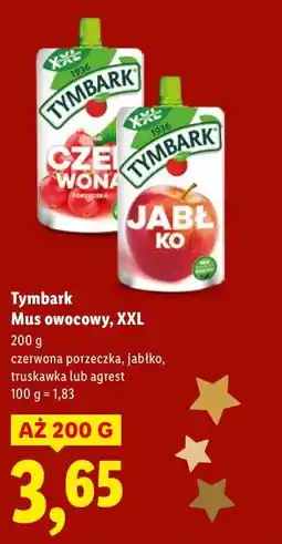 Lidl Tymbark Mus owocowy, XXL oferta