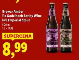 Lidl browar Amber Po Godzinach Harley Winę lub Imperial Stout oferta