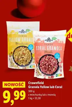 Lidl Crownfield Granola Yellow lub Coral oferta
