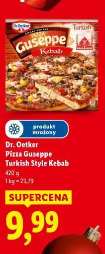 Lidl Dr. Oetker Pizza Guseppe Turkish Style Kebab oferta