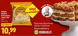 Lidl Belbake Migdały blanszowane, słupki, XXL oferta