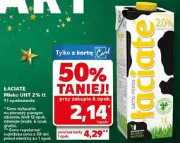 Kaufland Mleko UHT Łaciate 2% oferta
