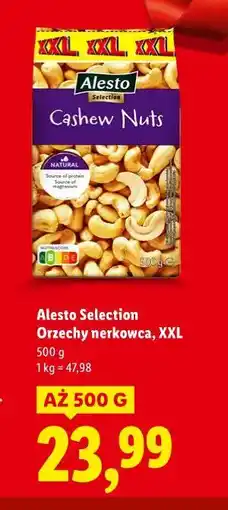 Lidl Alesto Selection Orzechy Nerkowca, XXL oferta