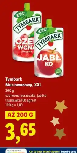 Lidl Tymbark Mus owocowy oferta