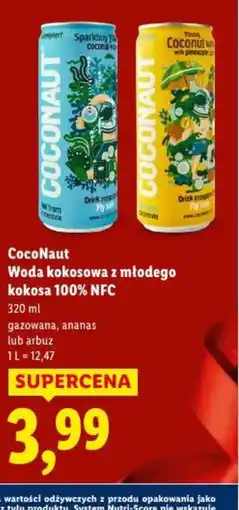 Lidl CocoNaut Woda kokosowa oferta
