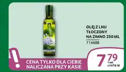 Selgros Olej z lnu tłoczony na zimno oferta