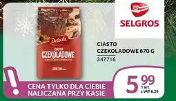 Selgros Ciasto czekoladowe oferta