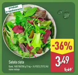 ALDI Sałata cięta różne rodzaje Aldi oferta
