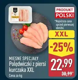 ALDI Polędwiczki z piersi kurczaka XXL MIĘSNE SPECJAŁY oferta