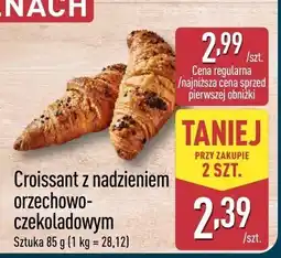 ALDI Croissant z nadzieniem orzechowo-czekoladowym Aldi oferta