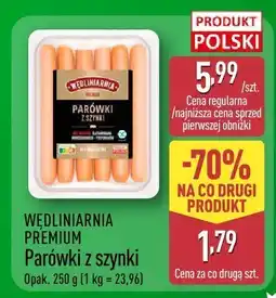 ALDI Parówki z szynki WEDLINIARNIA PREMIUM oferta