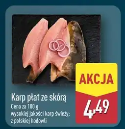 ALDI Karp płat ze skórą Aldi oferta