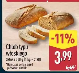 ALDI Chleb typu włoskiego Aldi oferta