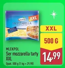 ALDI Ser mozzarella tarty XXL MLEKPOL oferta