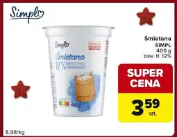 Carrefour Express Śmietana SIMPL oferta