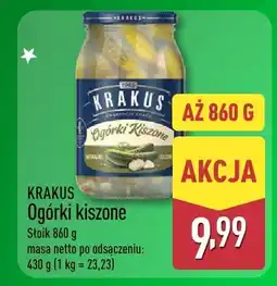 ALDI Ogórki kiszone KRAKUS oferta
