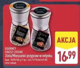 ALDI Zioła/Mieszanki przypraw w młynku Gourmet Finest Cuisine oferta