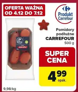 Carrefour Express Pomidory podłużne CARREFOUR 500 g oferta