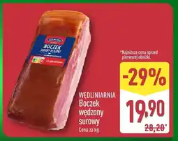 ALDI Boczek wędzony surowy WEDLINIARNIA oferta