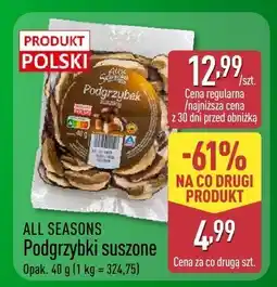 ALDI Podgrzybki suszone All Seasons oferta