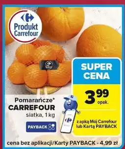 Carrefour Express Pomarańcze CARREFOUR siatka, 1 kg oferta