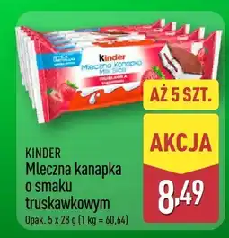 ALDI Mleczna kanapka o smaku truskawkowym KINDER oferta