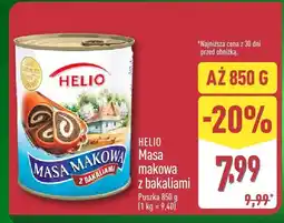 ALDI Masa makowa HELIO Masa makowa z bakaliami oferta