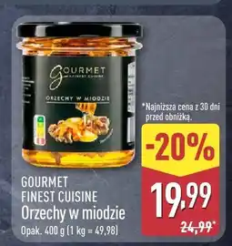 ALDI Orzechy w miodzie Gourmet Finest Cuisine oferta