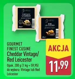 ALDI Ser Cheddar Vintage/Red Leicester GOURMET FINEST CUSINE oferta