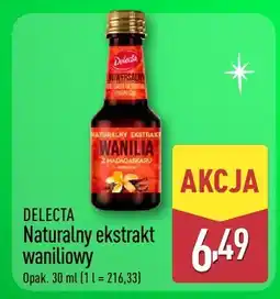 ALDI Ekstrakt waniliowy DELECTA Naturalny ekstrakt waniliowy oferta
