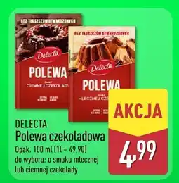 ALDI Polewa czekoladowa DELECTA oferta