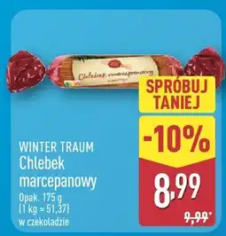 ALDI Chlebek marcepanowy WINTER TRAUM Chlebek marcepanowy w czekoladzie oferta