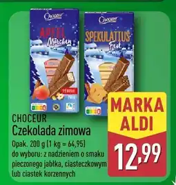 ALDI Czekolada zimowa CHOCEUR Czekolada zimowa różne rodzaje oferta
