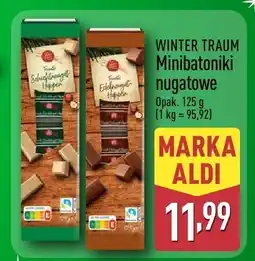 ALDI Minibatoniki nugatowe WINTER TRAUM Minibatoniki nugatowe oferta