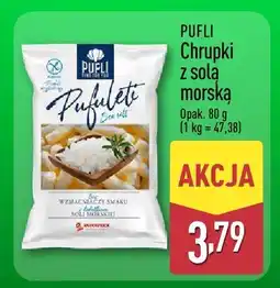 ALDI Chrupki z solą morską PUFKI Chrupki z solą morską oferta