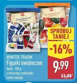 ALDI Figurki świąteczne WINTER TRAUM Figurki świąteczne z mlecznej czekolady różne rodzaje oferta