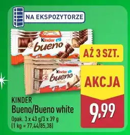 ALDI Wafelek Kinder Bueno/Bueno white oferta