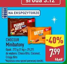 ALDI CHOCEUR Minibatony Choco Bits, Coconut, Crispy Bits oferta