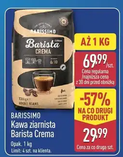 ALDI Kawa ziarnista Barissimo Barista Crema oferta
